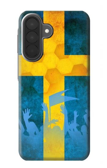 S2990 Suède Football Football Etui Coque Housse pour Samsung Galaxy A27