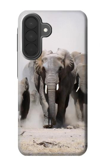 S3142 éléphant d'Afrique Etui Coque Housse pour Samsung Galaxy A27