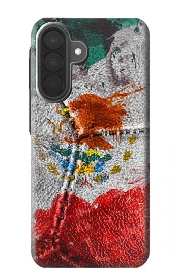 S3314 Mexique Drapeau Vinatage Football Graphique Etui Coque Housse pour Samsung Galaxy A27