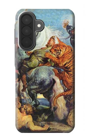 S3331 Peter Paul Rubens Tigre und Lowenjagd Etui Coque Housse pour Samsung Galaxy A27
