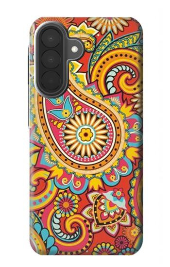 S3402 Floral Paisley Seamless Etui Coque Housse pour Samsung Galaxy A27