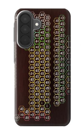 S3544 Néon Honeycomb Tableau périodique Etui Coque Housse pour Samsung Galaxy A27