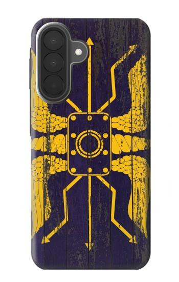 S3546 Roman Bouclier Bleu Etui Coque Housse pour Samsung Galaxy A27