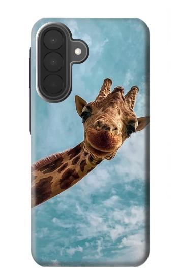 S3680 Girafe de sourire mignon Etui Coque Housse pour Samsung Galaxy A27