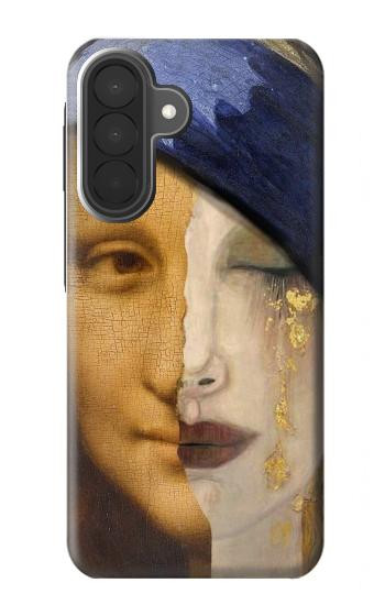 S3853 La Joconde Gustav Klimt Vermeer Etui Coque Housse pour Samsung Galaxy A27