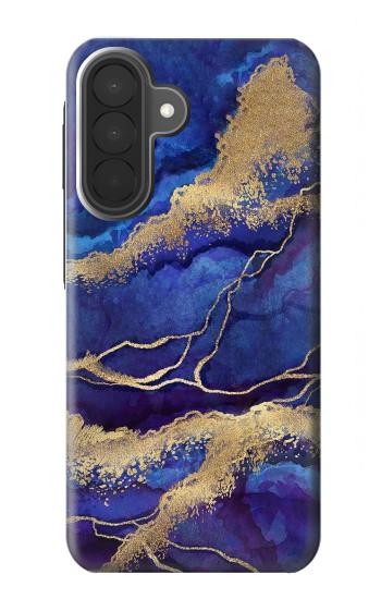 S3906 Marbre violet bleu marine Etui Coque Housse pour Samsung Galaxy A27