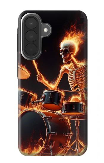 S3985 Batteur de crâne de feu Etui Coque Housse pour Samsung Galaxy A27