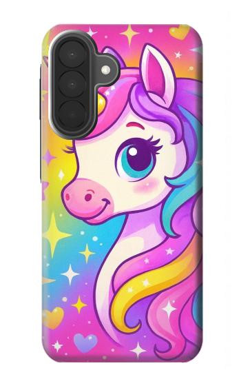 S4057 Licorne mignonne dessin animé Etui Coque Housse pour Samsung Galaxy A27