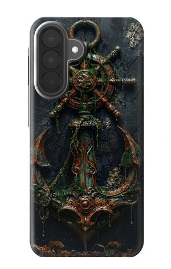 S4106 Ancre et Barre Marine Vintage Etui Coque Housse pour Samsung Galaxy A27