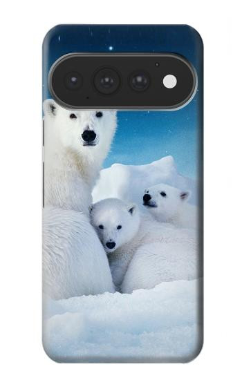 S0285 Ours polaire Etui Coque Housse pour Google Pixel 11, 11 Pro