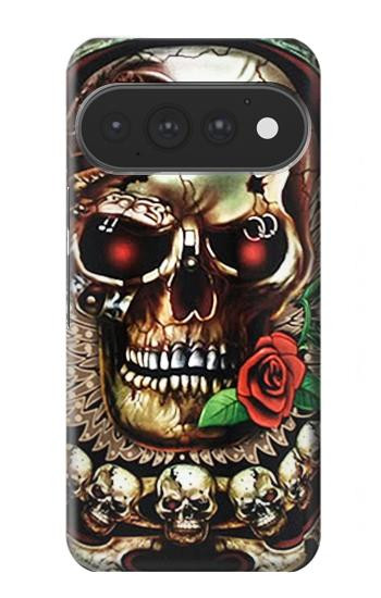 S0753 crâne Wing Etui Coque Housse pour Google Pixel 11, 11 Pro