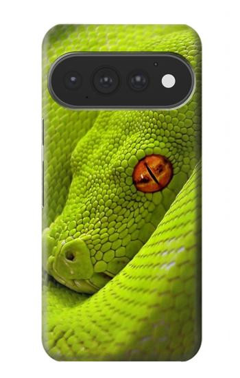 S0785 Serpent vert Etui Coque Housse pour Google Pixel 11, 11 Pro