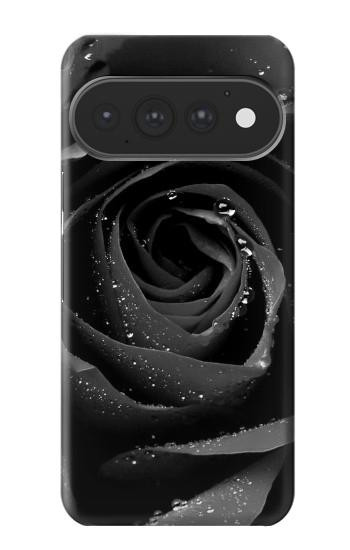 S1598 Noir Rose Etui Coque Housse pour Google Pixel 11, 11 Pro