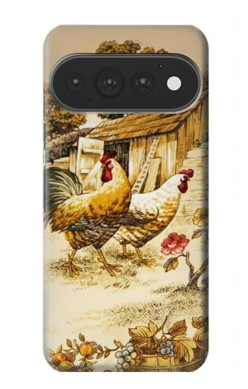 S2181 Français Pays Poulet Etui Coque Housse pour Google Pixel 11, 11 Pro