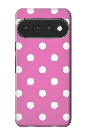 S2358 Rose à pois Etui Coque Housse pour Google Pixel 11, 11 Pro