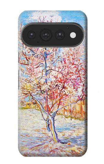 S2450 Van Gogh Fleur de Pêcher Etui Coque Housse pour Google Pixel 11, 11 Pro