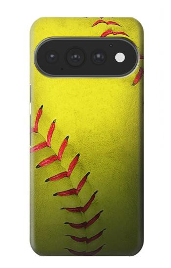 S3031 Softball balle jaune Etui Coque Housse pour Google Pixel 11, 11 Pro