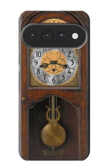 S3173 Grand-père Horloge Antique Horloge murale Etui Coque Housse pour Google Pixel 11, 11 Pro