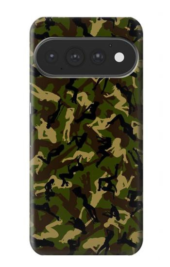S3356 Camo camouflage de fille Etui Coque Housse pour Google Pixel 11, 11 Pro