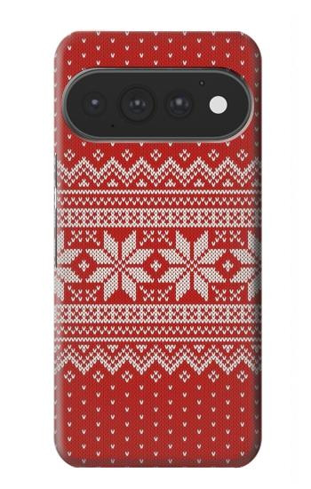 S3384 Motif d'hiver sans couture tricot Etui Coque Housse pour Google Pixel 11, 11 Pro