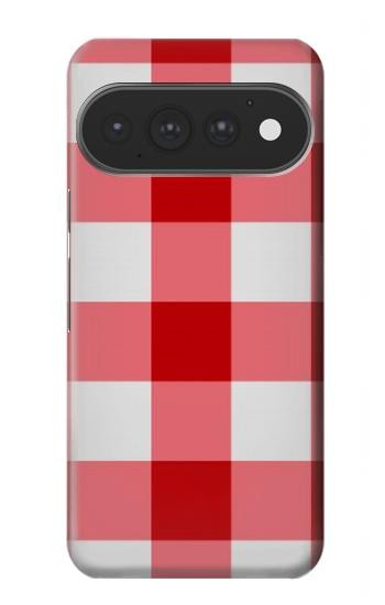 S3535 Rouge vichy Etui Coque Housse pour Google Pixel 11, 11 Pro