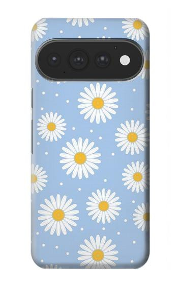 S3681 Motif de fleurs de marguerite Etui Coque Housse pour Google Pixel 11, 11 Pro