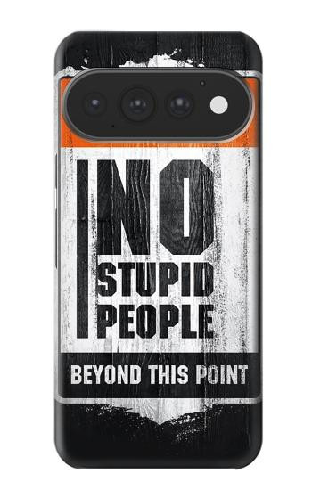 S3704 Pas de gens stupides Etui Coque Housse pour Google Pixel 11, 11 Pro