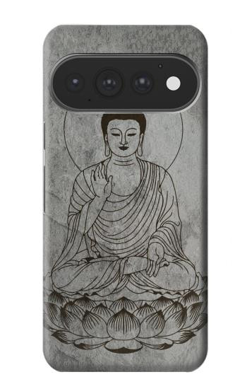 S3873 Dessin au trait Bouddha Etui Coque Housse pour Google Pixel 11, 11 Pro