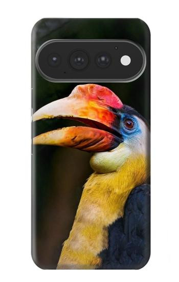 S3876 Calao coloré Etui Coque Housse pour Google Pixel 11, 11 Pro