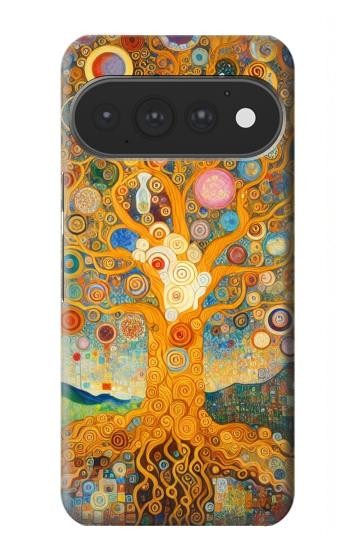 S4007 Peinture Arbre de vie Etui Coque Housse pour Google Pixel 11, 11 Pro