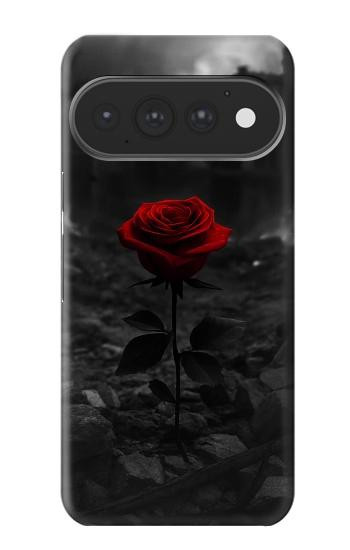 S4048 Ruines de roses rouges Etui Coque Housse pour Google Pixel 11, 11 Pro