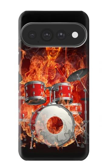 S1431 crâne de tambour Etui Coque Housse pour Google Pixel 11 Pro XL