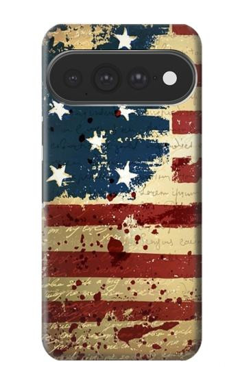 S2349 Old American Drapeau Etui Coque Housse pour Google Pixel 11 Pro XL