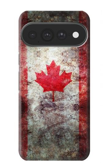 S2490 Canada Feuille d'érable Drapeau Texture Etui Coque Housse pour Google Pixel 11 Pro XL