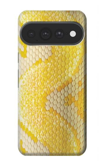 S2713 Serpent jaune imprimé graphique Peau Etui Coque Housse pour Google Pixel 11 Pro XL