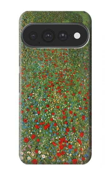 S2872 Gustav Klimt Champ de Coquelicots Etui Coque Housse pour Google Pixel 11 Pro XL