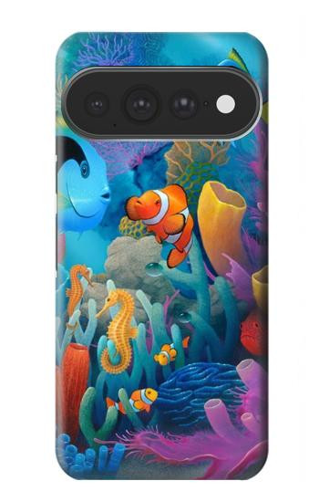 S3227 Monde sous-marin Dessin animé Etui Coque Housse pour Google Pixel 11 Pro XL