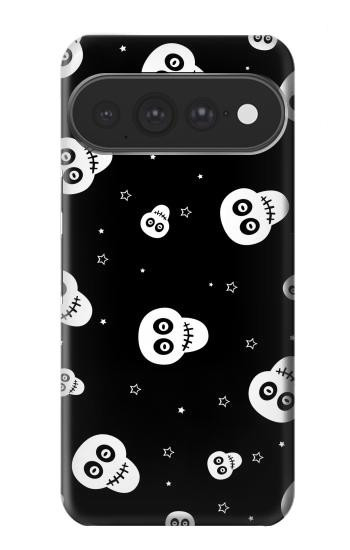 S3261 Sourire Crâne Motif Halloween Etui Coque Housse pour Google Pixel 11 Pro XL