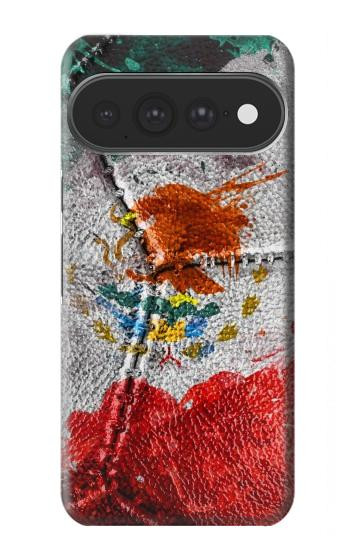 S3314 Mexique Drapeau Vinatage Football Graphique Etui Coque Housse pour Google Pixel 11 Pro XL