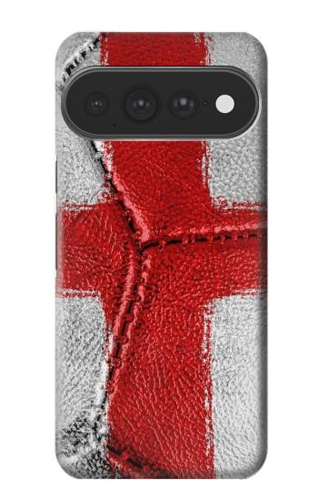 S3316 Angleterre Drapeau graphique Football Millésime Etui Coque Housse pour Google Pixel 11 Pro XL