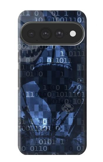 S3431 Numérique Cyber ​​code Hacker Etui Coque Housse pour Google Pixel 11 Pro XL