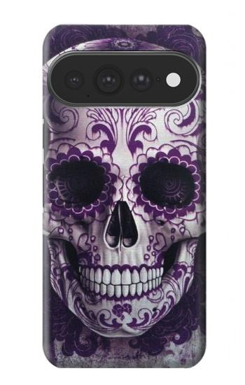 S3582 Crâne pourpre sucre Etui Coque Housse pour Google Pixel 11 Pro XL