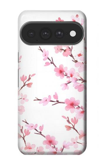 S3707 Fleur de cerisier rose fleur de printemps Etui Coque Housse pour Google Pixel 11 Pro XL