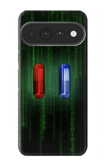 S3816 Comprimé Rouge Comprimé Bleu Capsule Etui Coque Housse pour Google Pixel 11 Pro XL