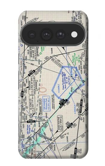 S3882 Carte de vol en route Etui Coque Housse pour Google Pixel 11 Pro XL