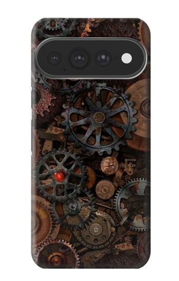 S3884 Engrenages Mécaniques Steampunk Etui Coque Housse pour Google Pixel 11 Pro XL