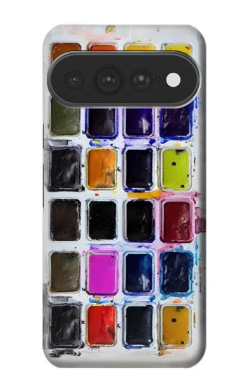 S3956 Graphique de boîte à palette aquarelle Etui Coque Housse pour Google Pixel 11 Pro XL
