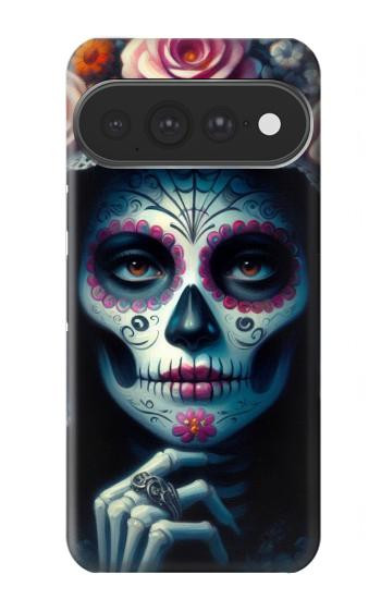 S3990 Crâne de fille, steampunk gothique Etui Coque Housse pour Google Pixel 11 Pro XL