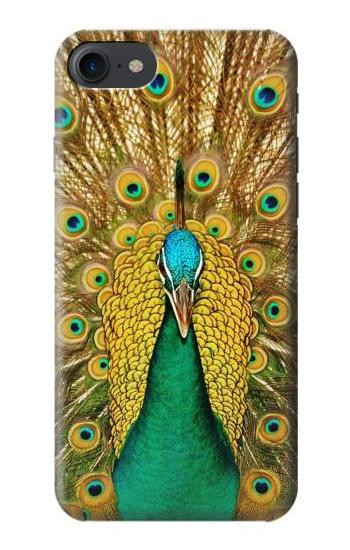 S0513 Peacock Etui Coque Housse pour iPhone 7, iPhone 8