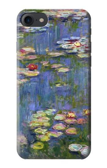 S0997 Claude Monet Water Lilies Etui Coque Housse pour iPhone 7, iPhone 8